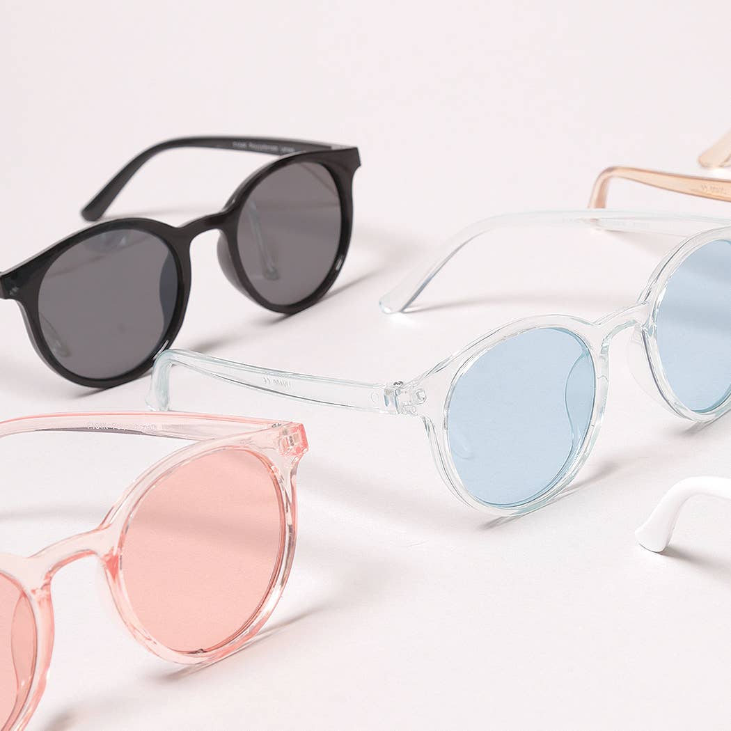 Kid&#39;s Round Bold Tinted Sunglasses