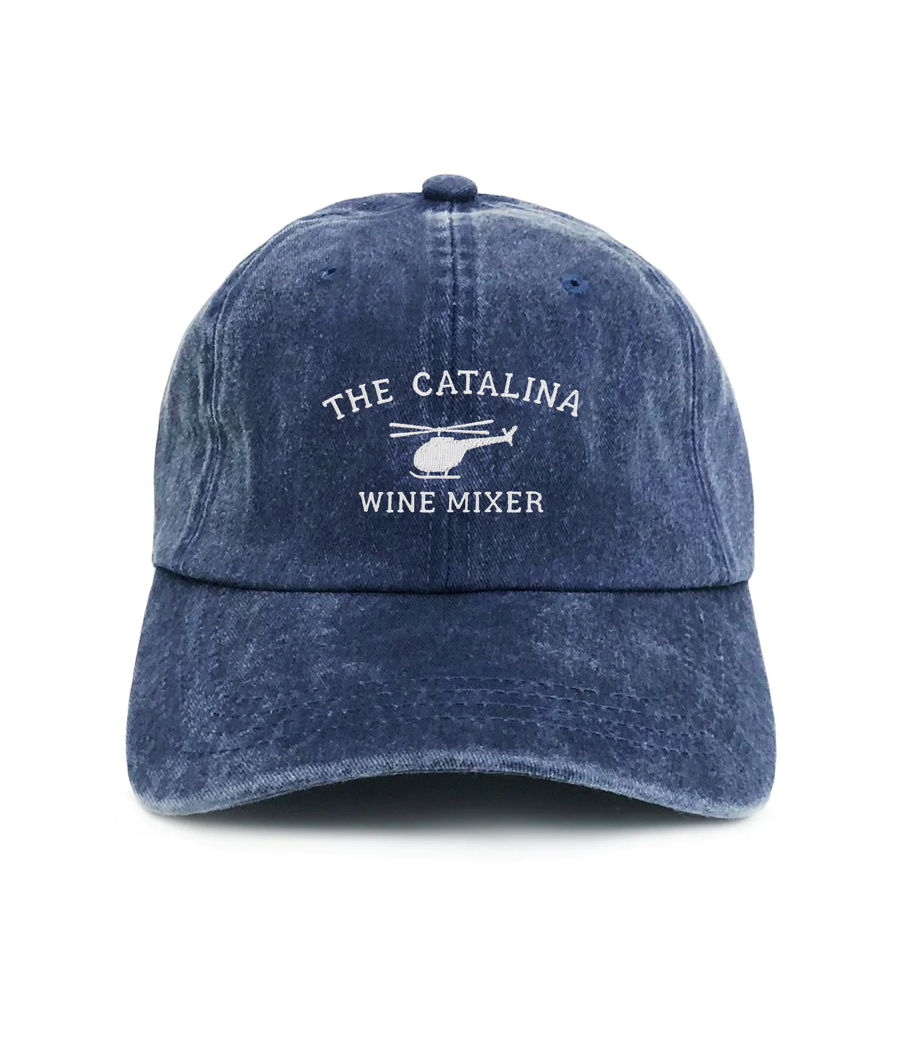 Catalina Wine Mixer Dad Hat - Navy Embroidered
