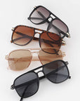 Straight Aviator Sunglasses