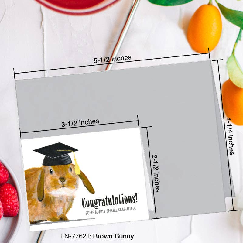 Congratulations some bunny special graduated! card