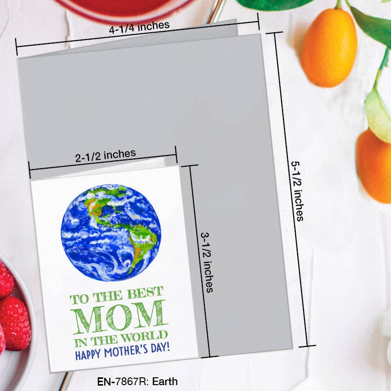 Earth, Mothers Day Greeting Card (