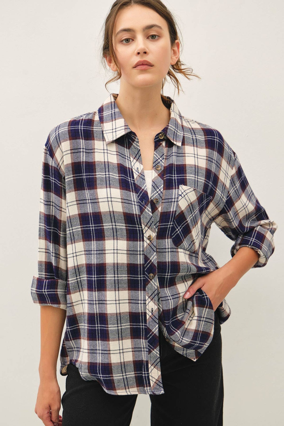 Mason Plaid FLannel Shirt