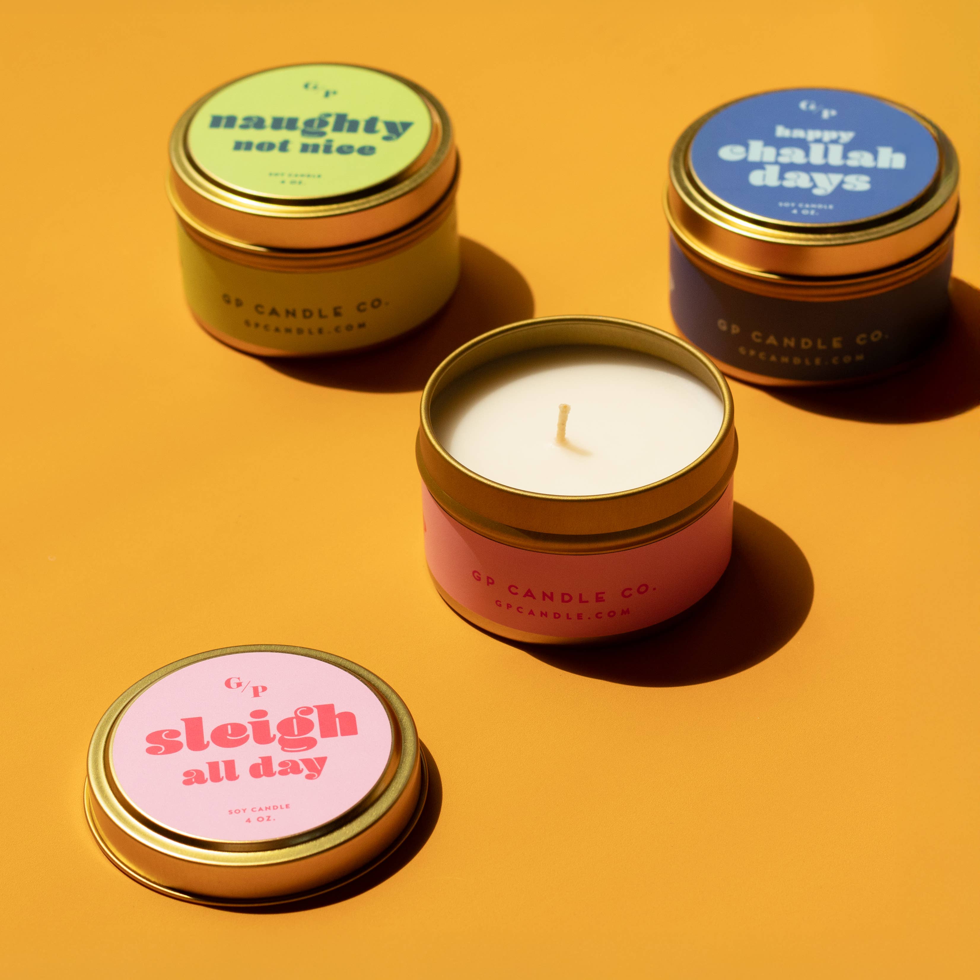 Happy Challah Days Just Because 4 oz. Candle Tin