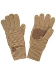 C.C Knitted Touch Screen Compatible Gloves