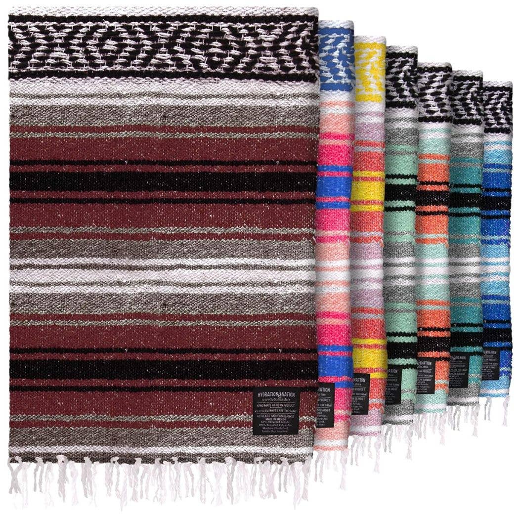 Authentic Extra Large Mexican Blanket (70"x50")