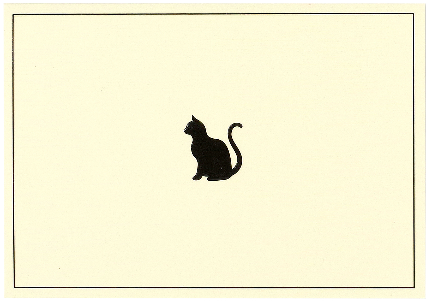 Black Cat Note Cards