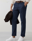 Hawks Bay New Chino Stretch Twill Pants (NAVY)