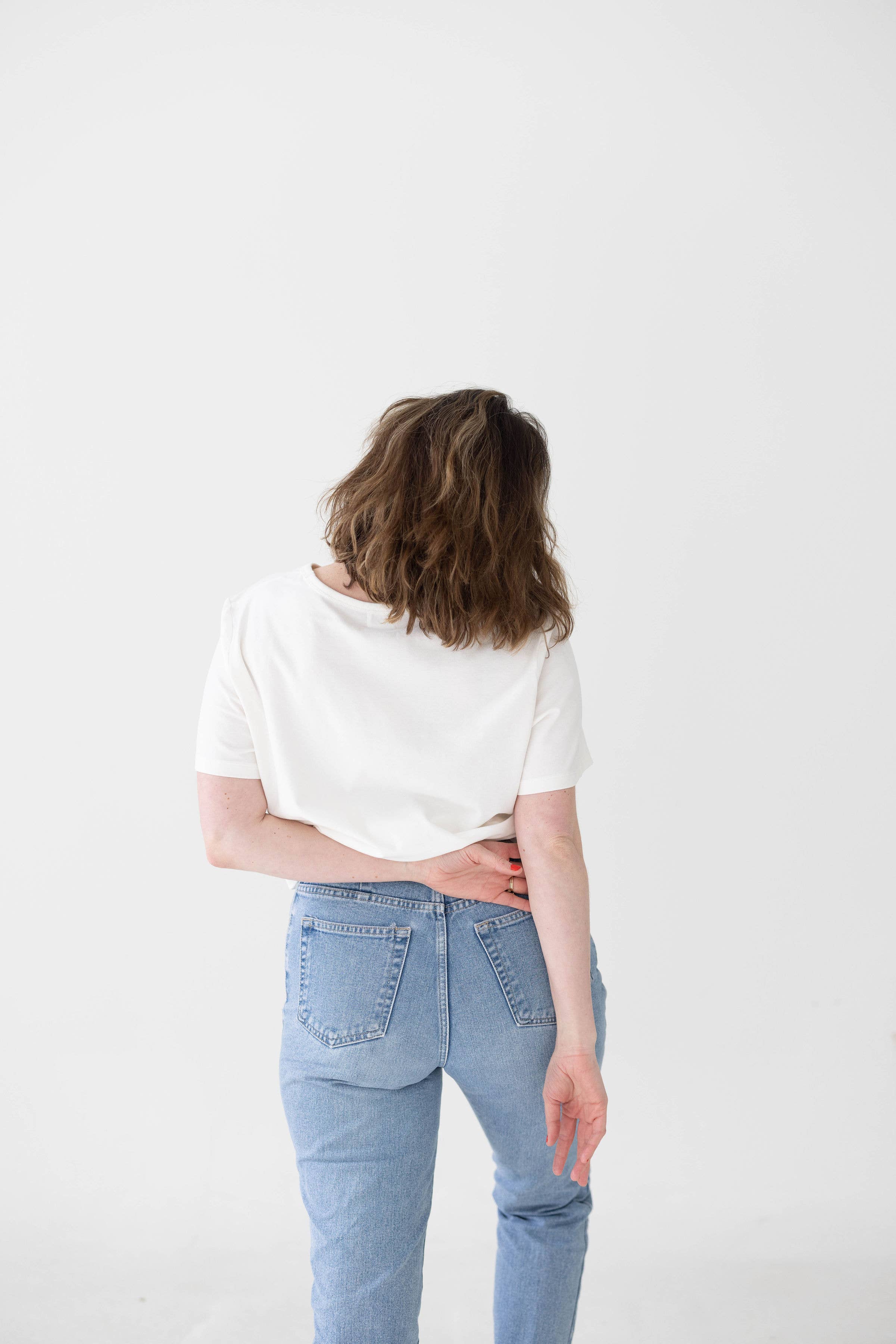 The Mom Crop, Basic Tee, Organic Tee, Basic Crop Top, Plus