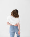 The Mom Crop, Basic Tee, Organic Tee, Basic Crop Top, Plus