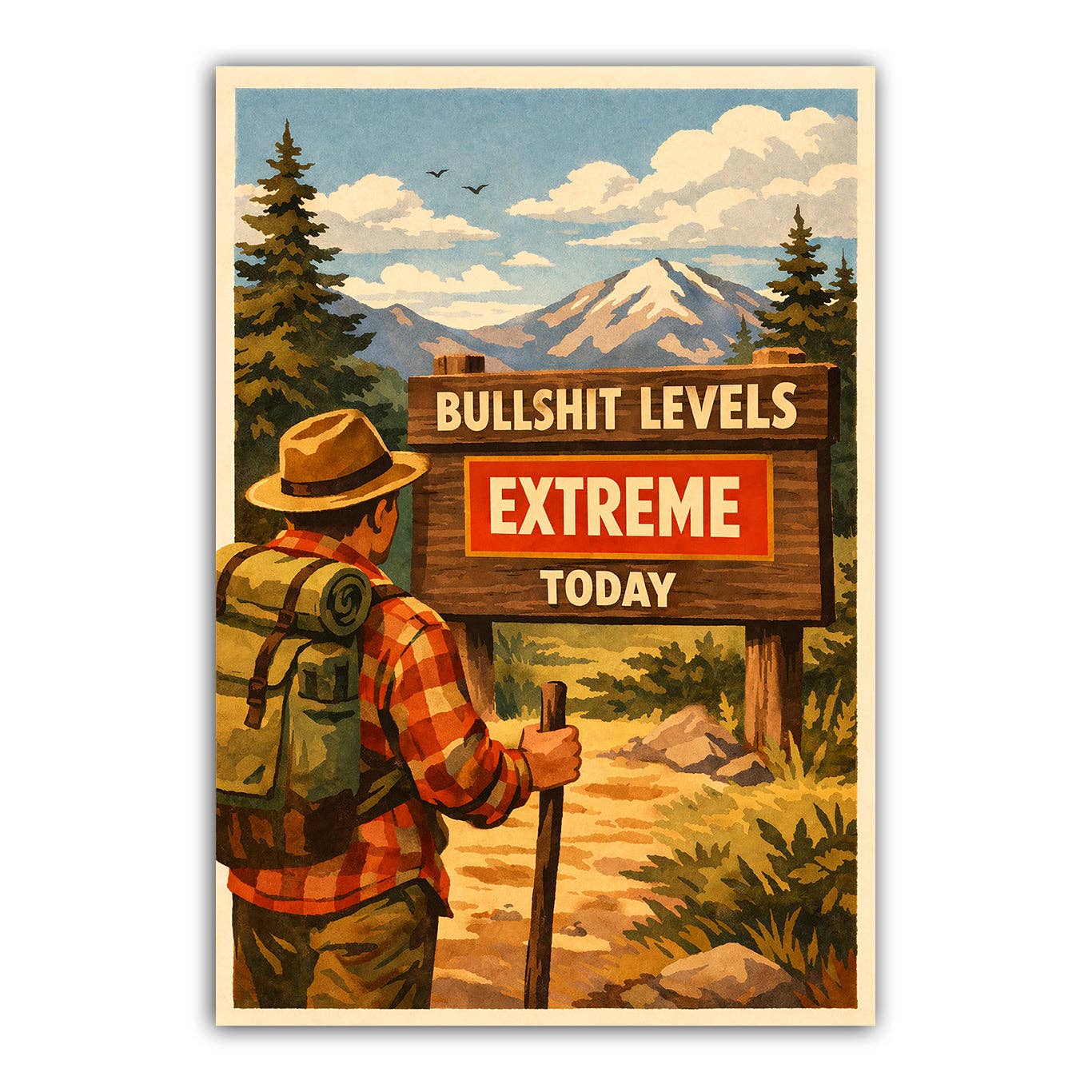 Bullsh-t Levels Extreme Today Sticker
