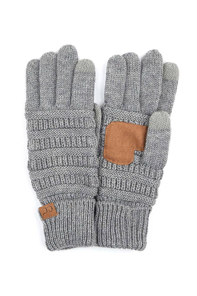 C.C Knitted Touch Screen Compatible Gloves