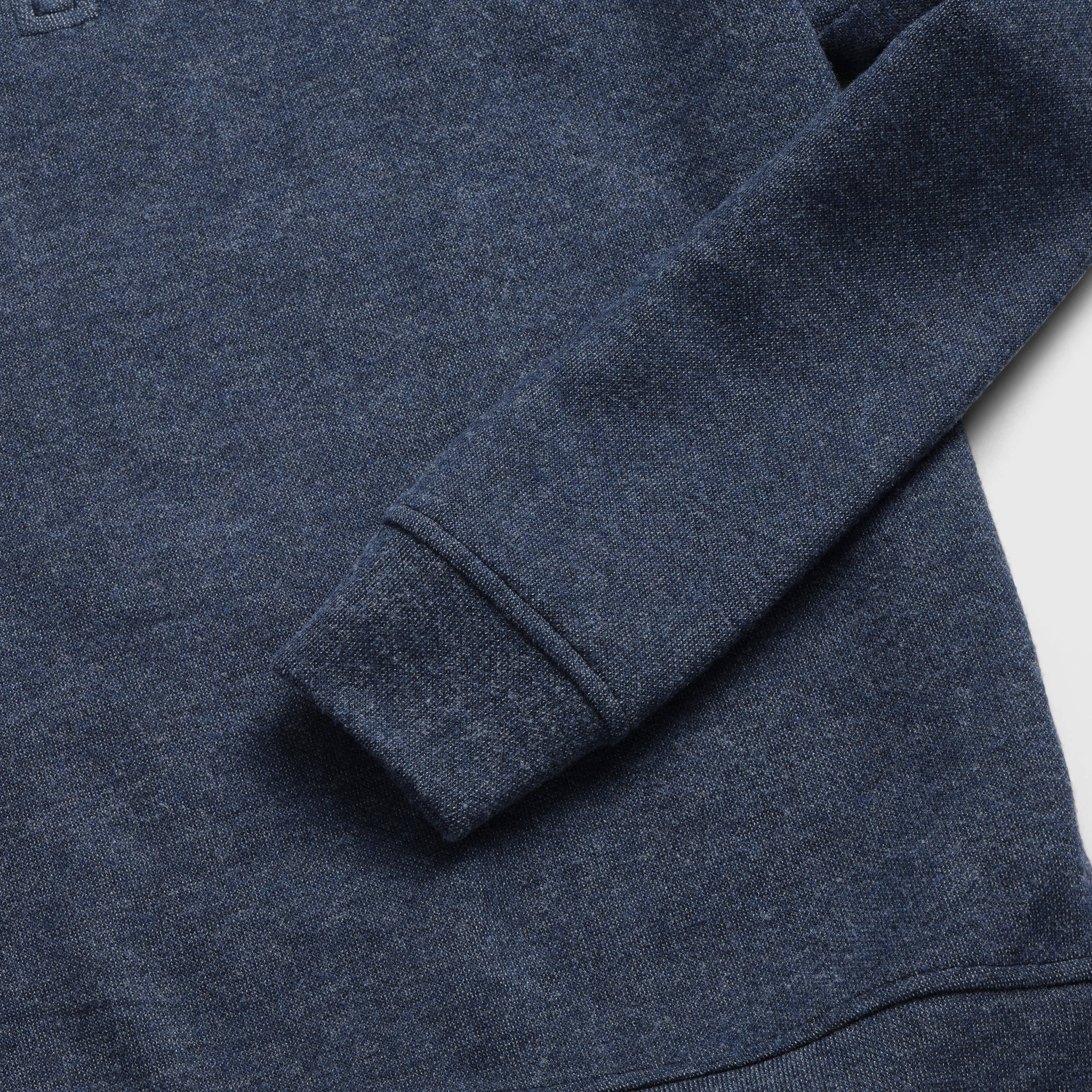 Bobby Cashmist Fleece Quarter Zip - Navy heather