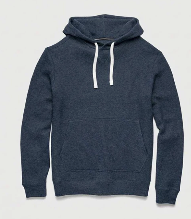 Justin Cashmist Fleece Hoodie - Navy Heather