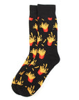 Men's French Fries Novelty Socks