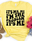 It's Me, I'm The Problem - Retro Pop Music Lyrics T-Shirt