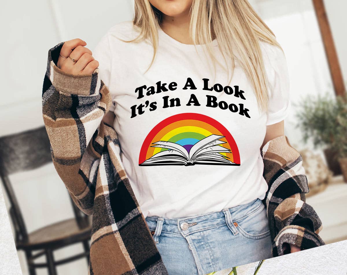Take A Look, It&#39;s In A Book - Reading Rainbow T-Shirt