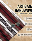Authentic Extra Large Mexican Blanket (70"x50")