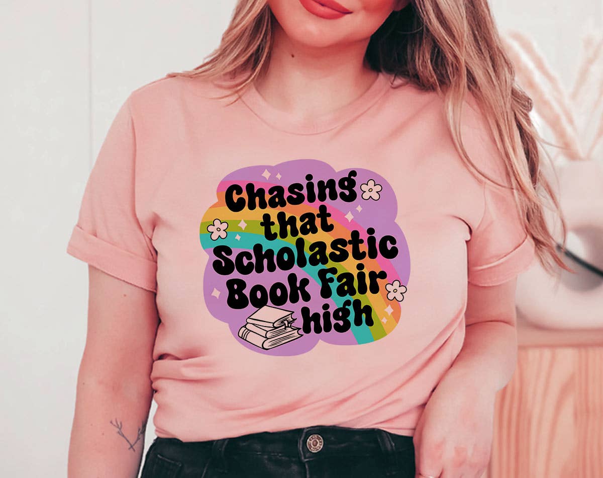 Chasing That Scholastic Book Fair High - Book T-Shirt