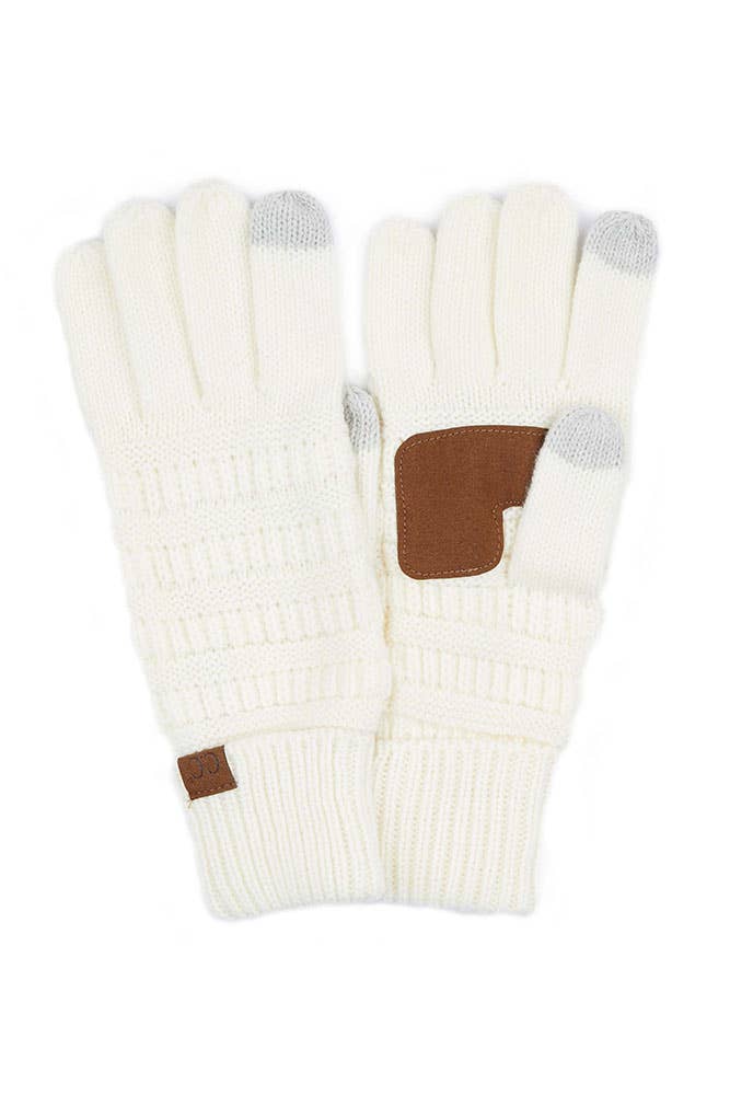 C.C Knitted Touch Screen Compatible Gloves