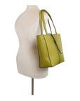 3 in 1 crocodile leather tote, satchel and purse set