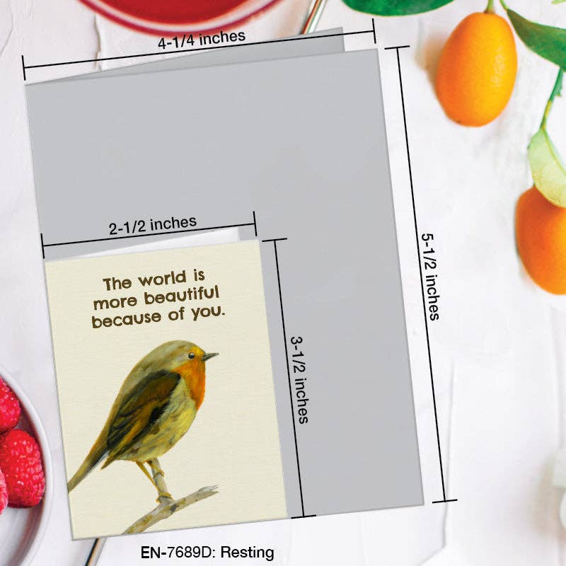 Resting, Greeting Card (