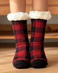 Plaid Sherpa Socks