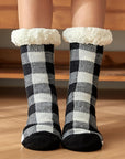 Plaid Sherpa Socks