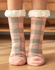 Plaid Sherpa Socks