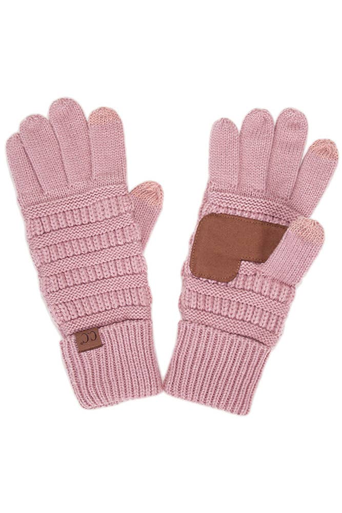 C.C Knitted Touch Screen Compatible Gloves