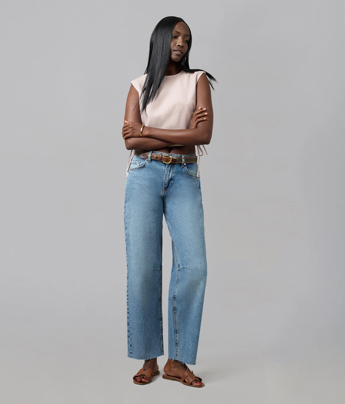 Dylan - DB High Rise Barrel Jean