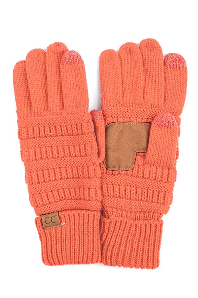 C.C Knitted Touch Screen Compatible Gloves