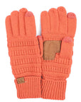 C.C Knitted Touch Screen Compatible Gloves