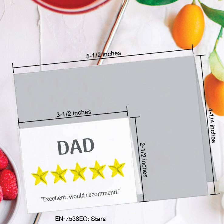 Stars, DAD Greeting Card (