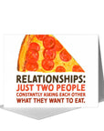 Pizza Slice, Greeting Card (