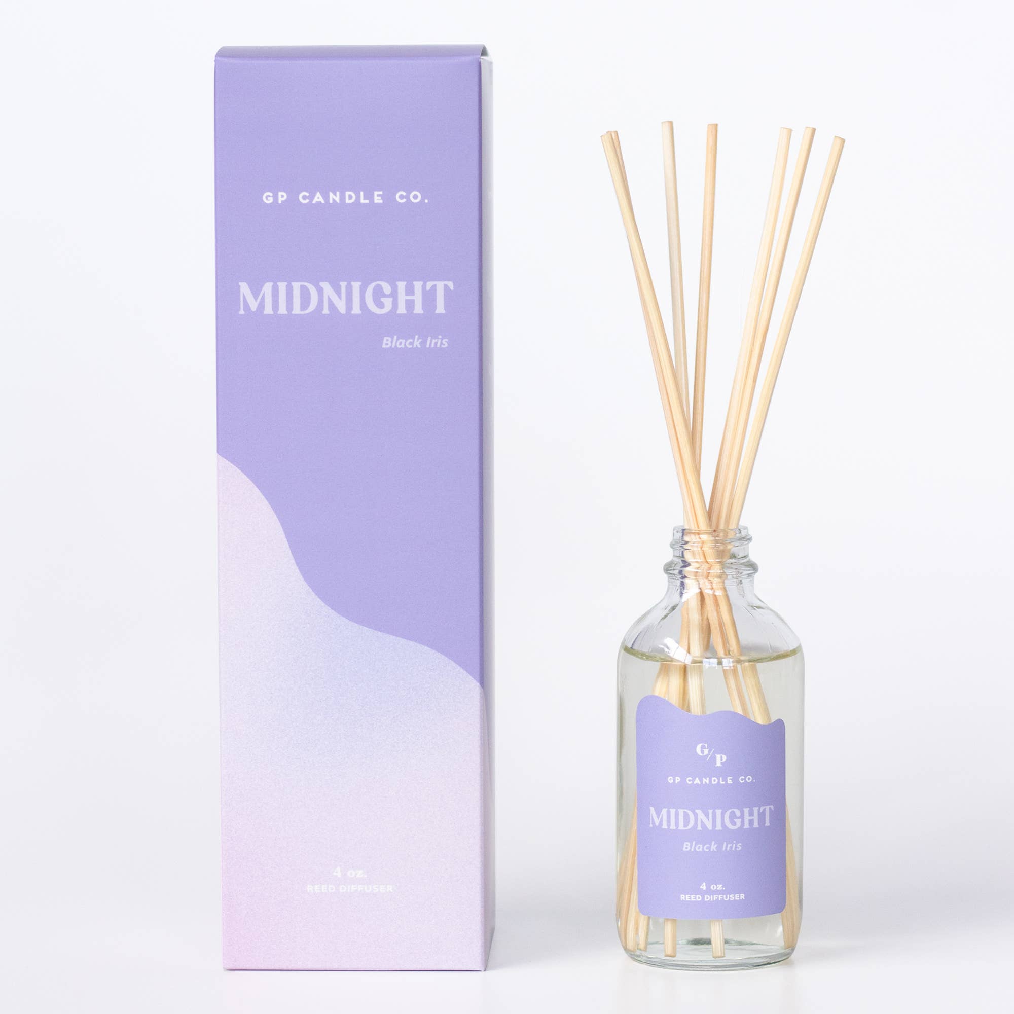 Midnight 4 oz. Hue Reed Diffuser (Black Iris)