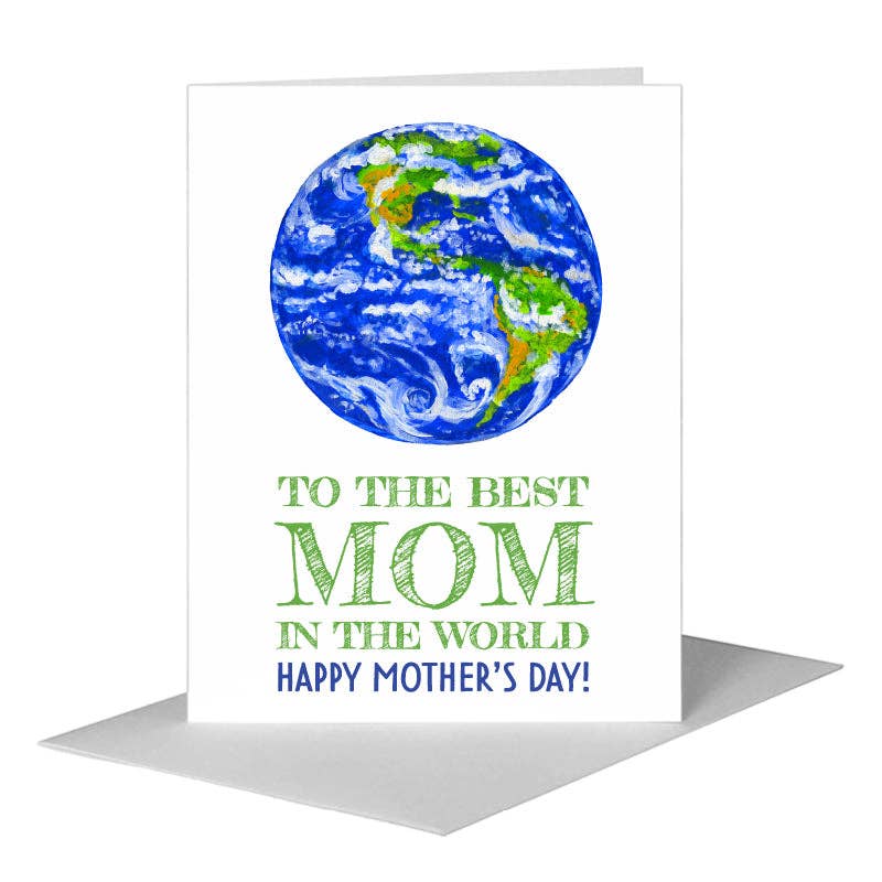 Earth, Mothers Day Greeting Card (
