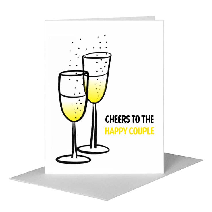 Cheers to the happy couple Card