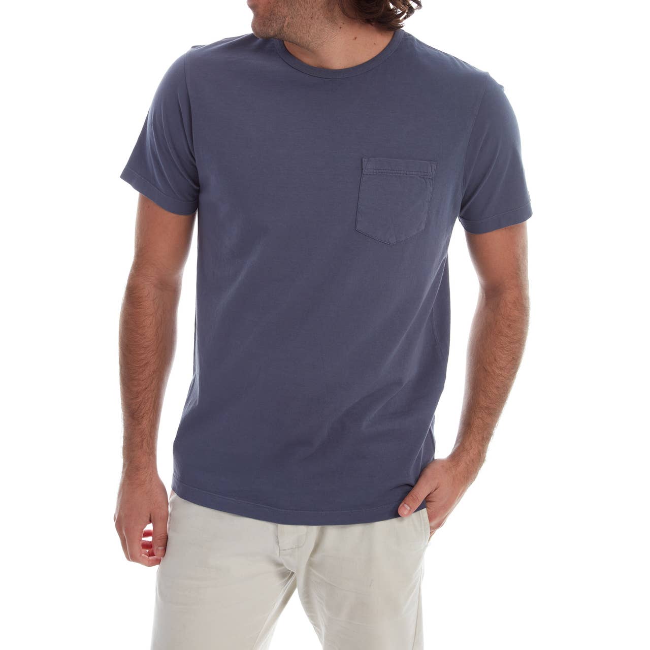 Gavin Short Sleeve Garment Dye Pocket Tee 3 Colors