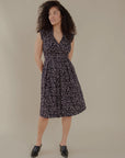 Lucille Dress Black Lines
