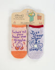 Hear Me Giggle/Sleep Baby Socks