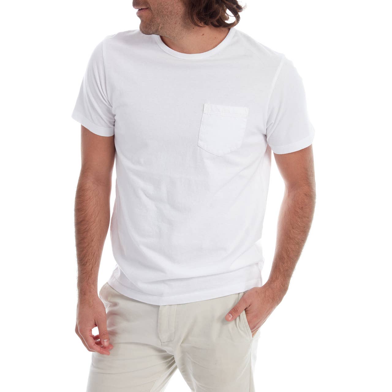 Gavin Short Sleeve Garment Dye Pocket Tee 3 Colors