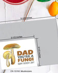 Mushrooms, DAD Greeting Card (