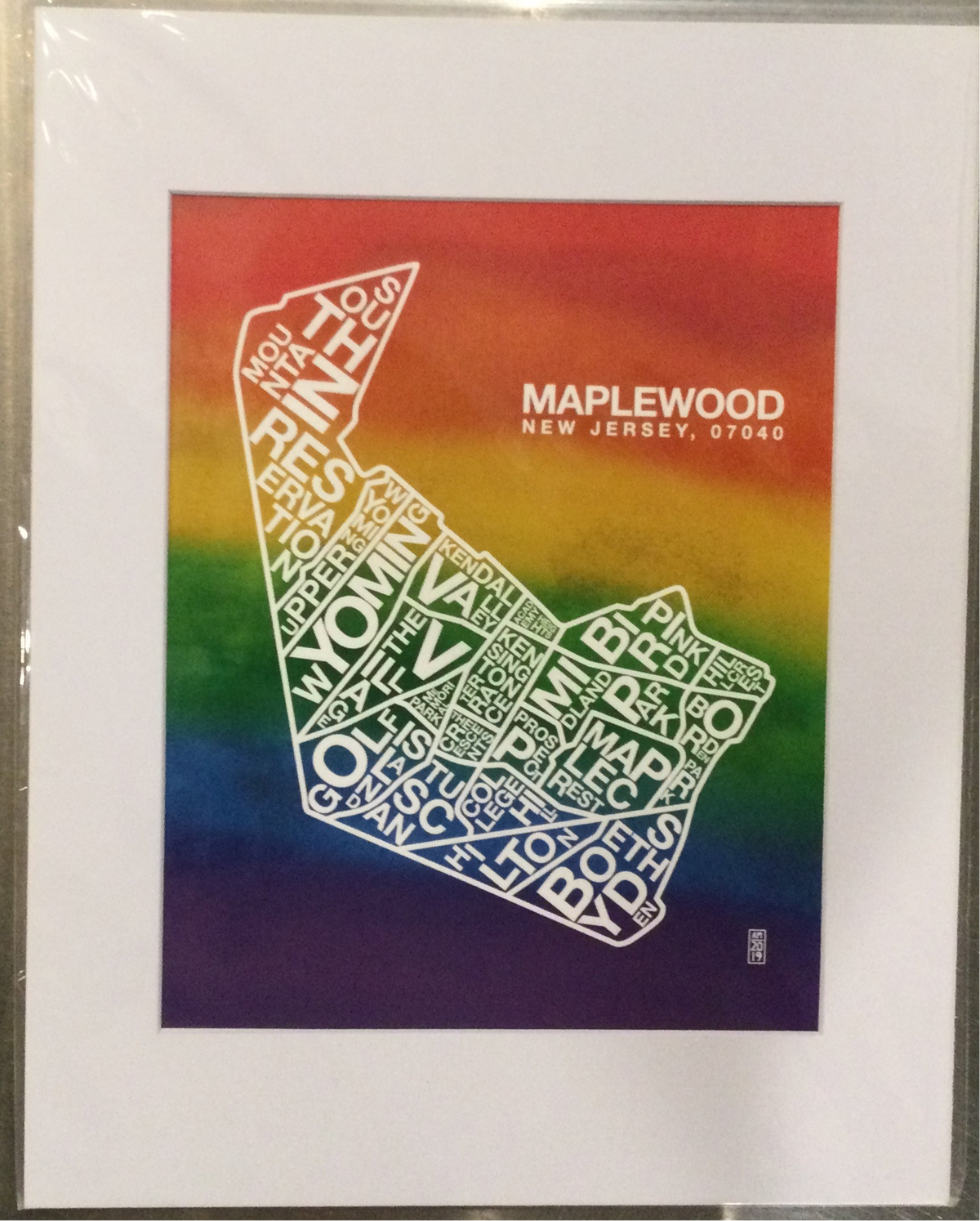 South Orange &amp; Maplewood Map Prints