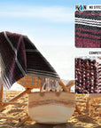 Authentic Extra Large Mexican Blanket (70"x50")