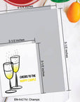 Cheers to the happy couple Card