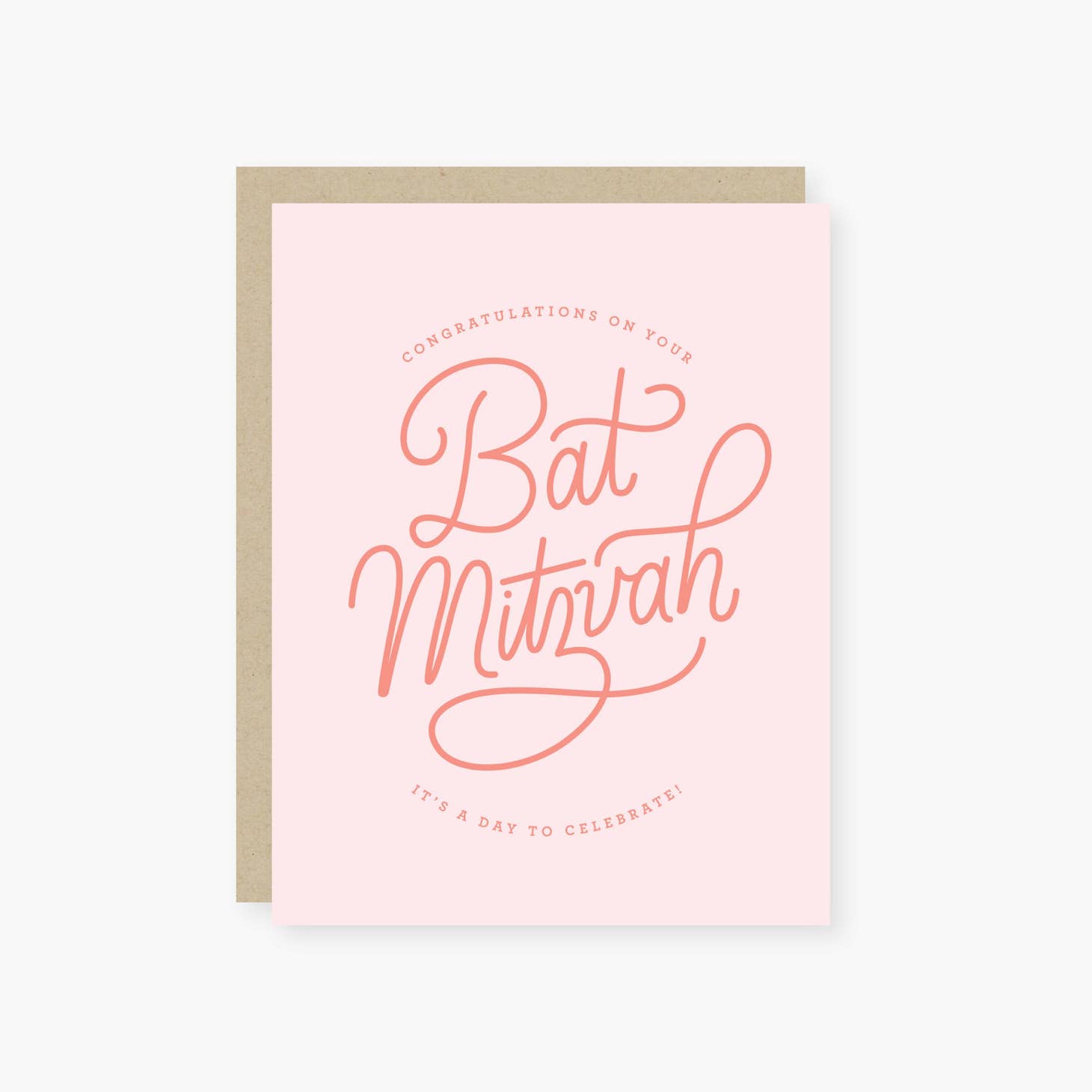 Bat Mitzvah card