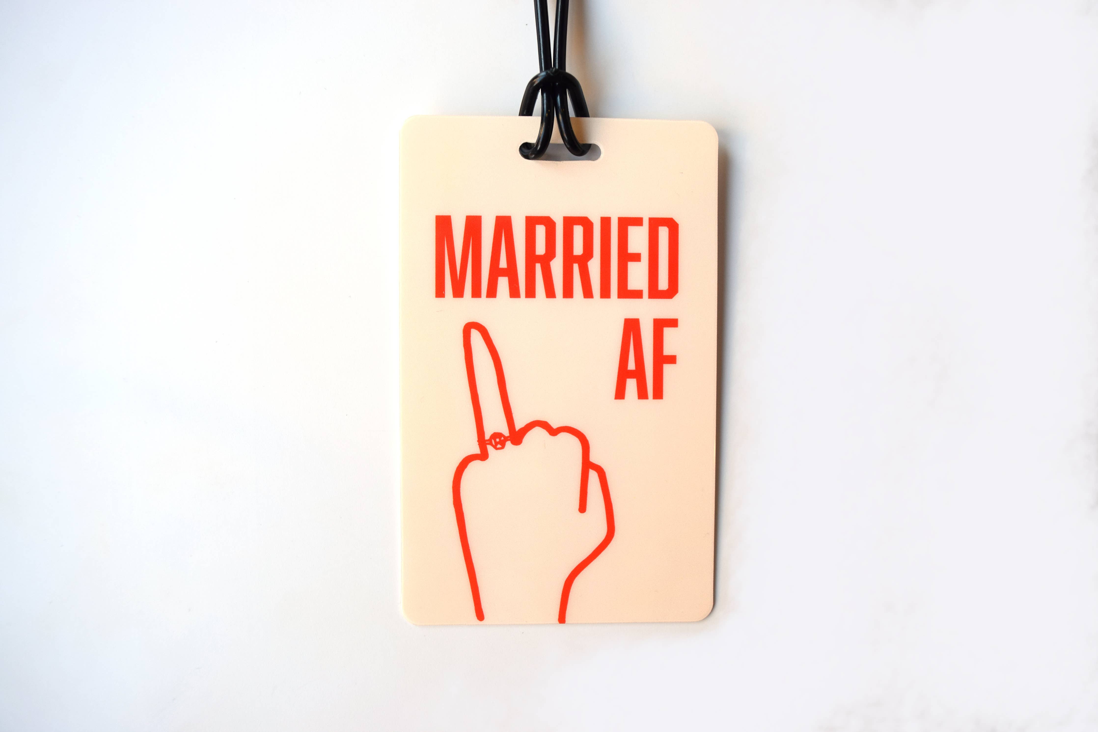 MARRIED AF Luggage Tag