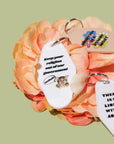 Abortion is a Human Right Pro-Choice Keychain '70s Groovy