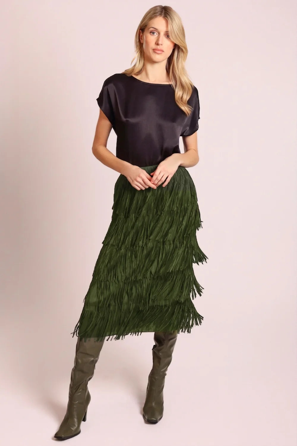 Anything Goes Fringe Gloria Skirt