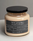 Love People, Do Good Candle